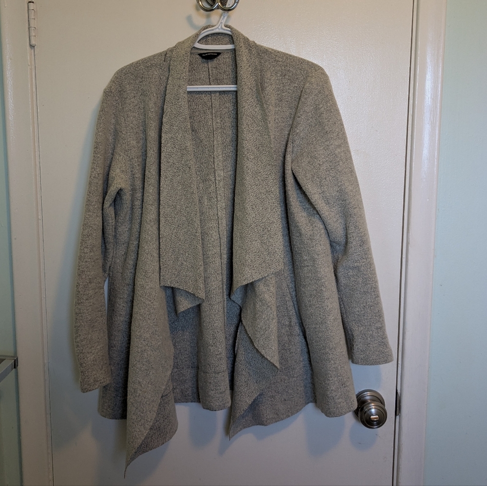 Women's Club Monaco Gray Open Front Sweater/Jacket